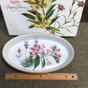 Spode Stamford Flowers Oval Dish